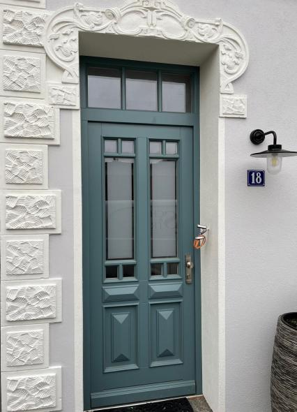 Sanierung Denkmalschutz Holzhaustür